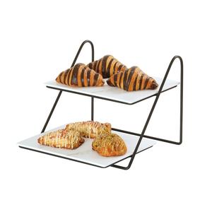 Cal-Mil 25202-1012-13 Logan 14.25in x 15.75in x 12in Wire 2-Tier Display Stand 