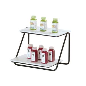 Cal-Mil 25202-610-13 Logan 11.5in x 10.5in x 8in Wire 2-Tier Display Stand 