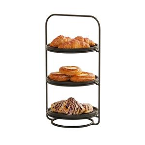 Cal-Mil 25204-10-13 Logan 11.75in Dia. x 21"H Wire 3-Tier Display Stand 