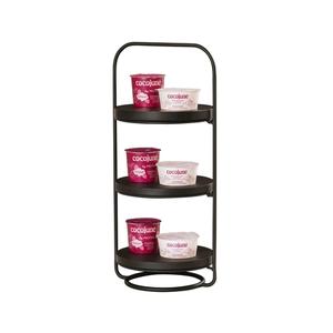 Cal-Mil 25204-8-13 Logan 9.25in Dia. x 21"H Wire 3-Tier Display Stand 