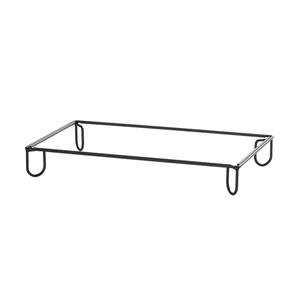 Cal-Mil 25216-3-13 Logan 12in x 20in x 3"H Modular Black Display Riser Frame 