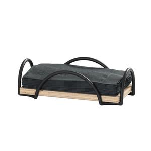 Cal-Mil 25221-93 Logan 4.25in x 8.25in x 2"H Black Wood Napkin Holder 