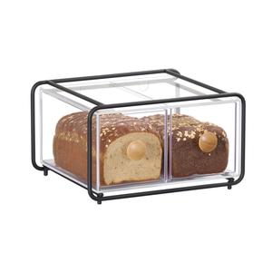 Cal-Mil 25224-13 Logan 13in x 10.75in x 7.5"H Modular Clear Bread Case 