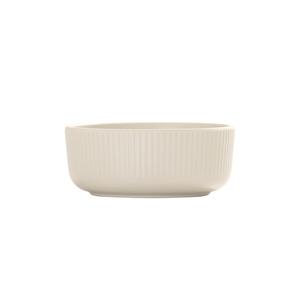 Cal-Mil 26106-5-103 Arista 5.25in Dia. x 2"H Matte Ivory Melamine 16oz Bowl 