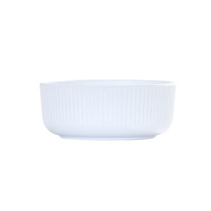 Cal-Mil 26106-6-15 Arista 6.25in Dia. x 2.5"H Matte White Melamine 30oz Bowl 