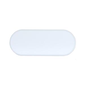 Cal-Mil 26107-208-15 Arista 20" x 8" x 1.5"H Matte White Melamine Oval Platter