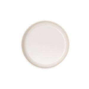 Cal-Mil 26121-10-133 Isla 10in Dia. Matte Ivory Melamine Wide Rim Plate - 6 Each 