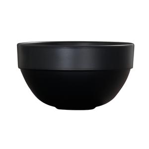 Cal-Mil 26122-7-13 Isla 7in Dia. x 3.5"H Matte Black Melamine 48oz Bowl 