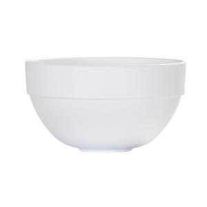Cal-Mil 26122-7-15 Isla 7in Dia. x 3.5"H Matte White Melamine 48oz Bowl 