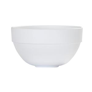 Cal-Mil 26122-8-15 Isla 8in Dia. x 4.5"H Matte White Melamine 72oz Bowl 