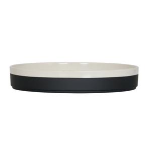 Cal-Mil 26131-10-138 Sorelle 10in Dia. Two-Tone Melamine Raised Rim Plate - 6 Each 