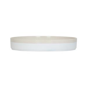 Cal-Mil 26131-10-139 Sorelle 10in Dia. Two-Tone Melamine Raised Rim Plate - 6 Each 