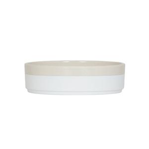 Cal-Mil 26131-8-138 Sorelle 6in Dia. Two-Tone Melamine Raised Rim Plate - 6 Each 