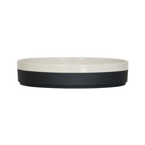 Cal-Mil 26131-8-138 Sorelle 8in Dia. Two-Tone Melamine Raised Rim Plate - 6 Each 