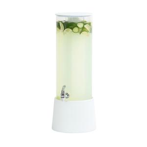 Cal-Mil 26135-3-15 Logan 8.1"x 9.75" White Melamine 3 Gallon Beverage Dispenser