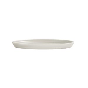 Cal-Mil 26143-6-103 Cove 6in Dia. Matte Ivory Melamine Plate - 6 Each 