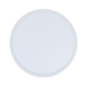 Cal-Mil 26143-6-15 Cove 6in Dia. Matte White Melamine Plate - 6 Each 