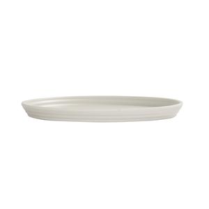 Cal-Mil 26143-8-103 Cove 8in Dia. Matte Ivory Melamine Plate - 6 Each 