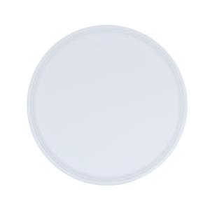 Cal-Mil 26143-8-15 Cove 8in Dia. Matte White Melamine Plate - 6 Each 