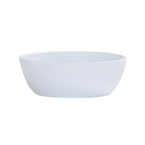 Cal-Mil 26144-6-15 Cove 5.75"Dia. x 2"H Matte White Melamine 16oz Bowl-6 Each 