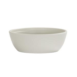 Cal-Mil 26144-7-103 Cove 6.75"Dia. x 2.25"H Matte Ivory Melamine 30oz Bowl 