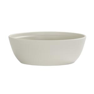 Cal-Mil 26144-9-103 Cove 9in Dia. x 3"H Matte Ivory Melamine 72oz Bowl 