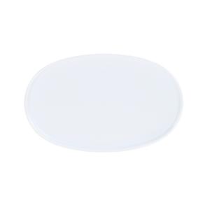 Cal-Mil 26152-711-15 Selene 7" x 11" x 1"H Glossy White Melamine Platter - 6 Each