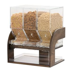 Cal-Mil 27000-3-136 Melrose 17.25" x 13" x 20.5"H Brown Wood Cereal Dispenser