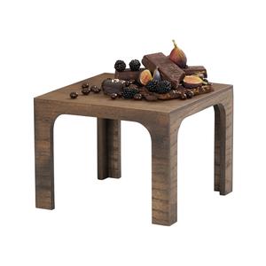 Cal-Mil 27004-9-136 Melrose 12in x 12in x 9"H Brown Wood Display Riser 