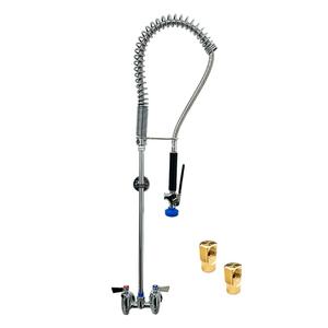 Fisher 27480 4in Backsplash Mount with Spring Style Pre-Rinse Assembly 