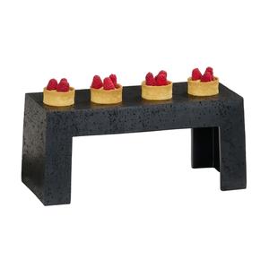 Cal-Mil 28001-7-13 15in x 6in x 7"H Black Finsh Resin Display Riser 