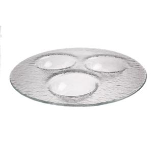 Mikasa Hospitality 2849-1 Ardacam Clear Glass 11.8in Dia. Serving Plate - 10 Each 