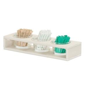 Cal-Mil 28604-4-141 Vista 16.1" x 5.5" x 2"H Coastal Condiment Organizer
