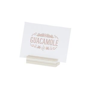 Cal-Mil 28613-141 Vista 2.5" x 0.75" x 0.5"H Coastal Card Holder - 6 Each