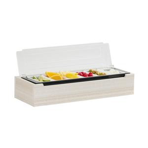 Cal-Mil 28614-141 Vista 20.75in x 7.5in x 4.5"H Coastal Bar Organizer 