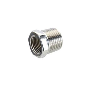Fisher 2900-3312 3/8in Female x 1/2in Male Polished Stainless Steel Bushing 