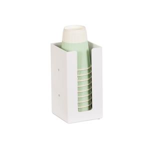 Cal-Mil 298-15 Classic 4.5in x 4.5in x 8"H White Napkin Holder - 4 Each 