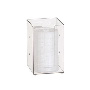 Cal-Mil 299-12 Classic 5.25in x 5.25in x 8"H Clear Lid Organizer - 4 Each 