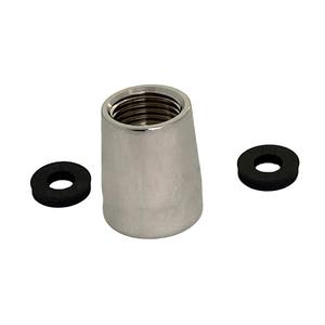 Fisher 3069 Polished Chrome Plated 3/4-14" Coupling