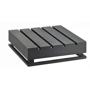 Cal-Mil 3332-4-96 Midnight Bamboo 12in x 12in x 4"H Square Display Crate Tower 