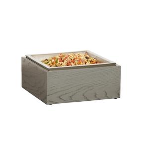 Cal-Mil 3367-83 Ashwood 12in x 12in x 4.5"H Cold Concept Display Tray 