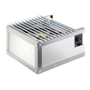 Cal-Mil 3390-55 Urban 14in x 12.5in x 7.25"H Stainless Steel Butane Burner 