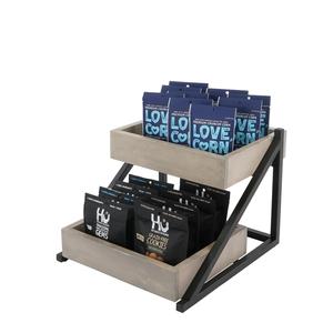 Cal-Mil 3448-110 Aspen 15.5in x 16.5in x 12"H Gray Pine Wood Display Stand 