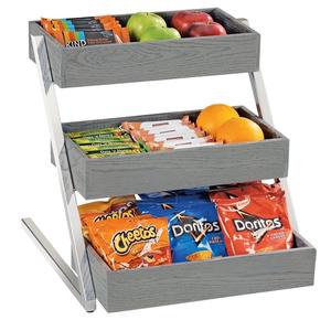 Cal-Mil 3449-3-83 Ashwood 16in x 20in x 15.5"H Oak Wood 3-Tier Merchandiser 