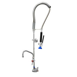 Fisher 34610 Wall-Mount Spring Pre-Rinse Unit with 16in Add-On Faucet 