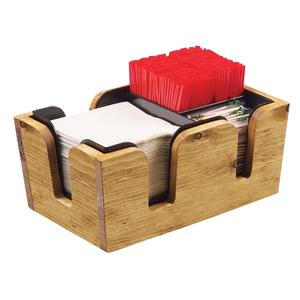 Cal-Mil 3499-99 Madera 10.75in x 7in x 4.75"H Rustic Pine Bar Organizer 