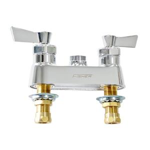 Fisher 35000 4in Deck-Mount Control Valve with 1/2in Male Inlets 