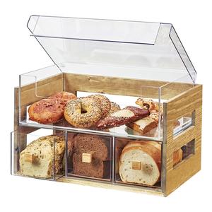 Cal-Mil 3624-99 Madera 20.25" x 12.75" x 13.25"H Clear 2-Tier Display Case