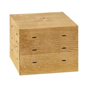 Cal-Mil 3628-10-99 Madera 12in x 12in x 10"H Rustic Pine Display Riser 
