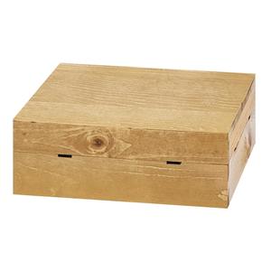 Cal-Mil 3628-4-99 Madera 12in x 12in x 4"H Rustic Pine Display Riser 
